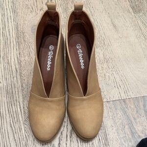 Weeboo Tan Ankle Booties for Women